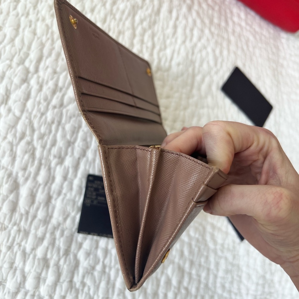 Prada Saffiano Bow Wallet - Picture 9 of 14
